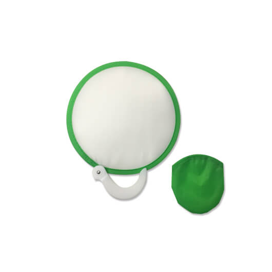 2-tone Foldable Fan with Handle