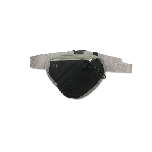 Triangular Waist Pouch with zip & bottle compartment