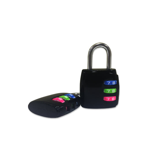 3-digit Lock with Coloured Number Dial