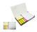 Notepad with post-it in translucent PVC cover