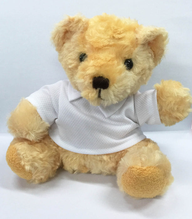 Light Brown Furry Teddy Bear with shirt