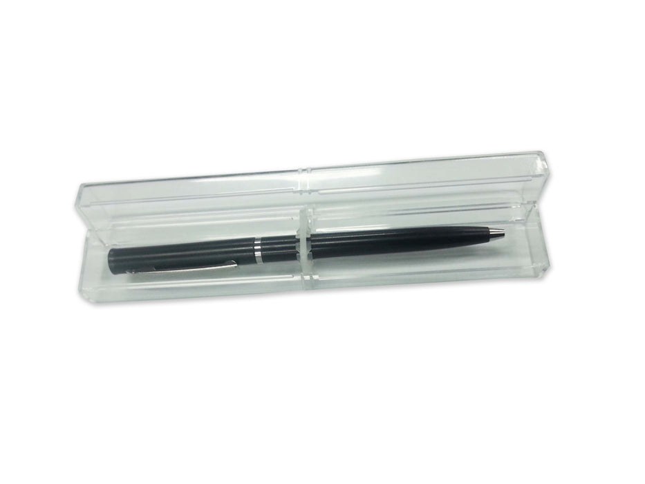 Acrylic Pen case with silver box