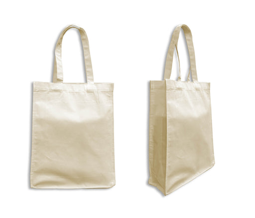 Cream Cotton Canvas Tote Bag