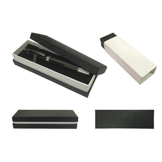 Black Box for pen with white sleeve