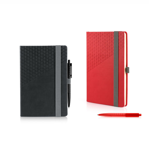 Geometric Notebook and Pen Set A5
