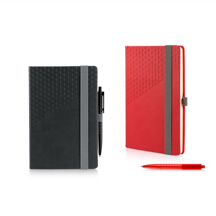 Geometric Notebook and Pen Set A5