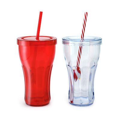 Overla Tumbler With Straw (Transparent)