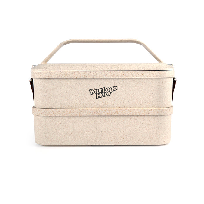 Silverfrost 2 tier Lunch Box (Brown)