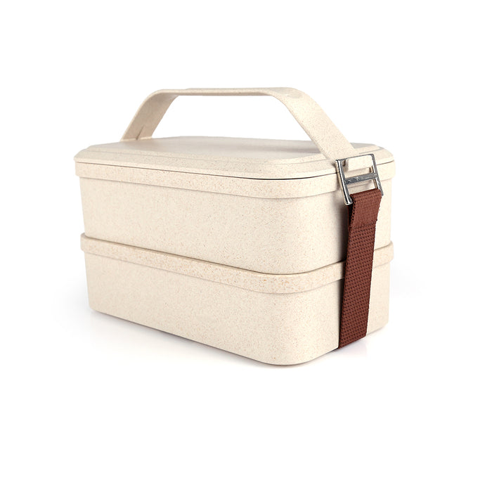 Silverfrost 2 tier Lunch Box (Brown)