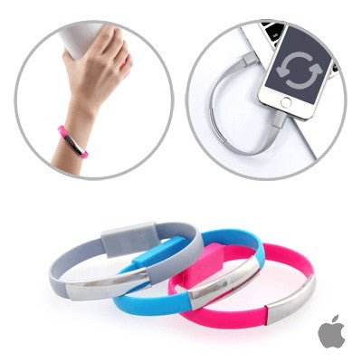 Estone Bracelet Apple USB Cable Coral