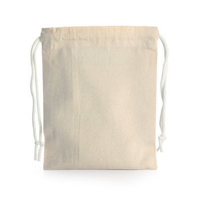 Drawstring Canvas Pouch (Natural)