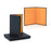 TED Passport Holder (Black with Orange)