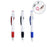 Plastic Ball Pen with Torch Light (Black)