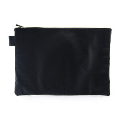 Leather Document Pouch (Black)