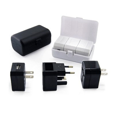 Travel Adaptor With USB Hub And Case