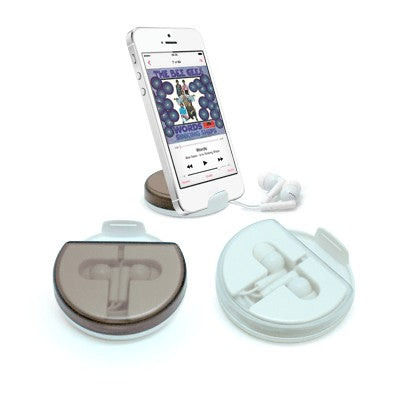 Mobile Phone Holder with Earphone