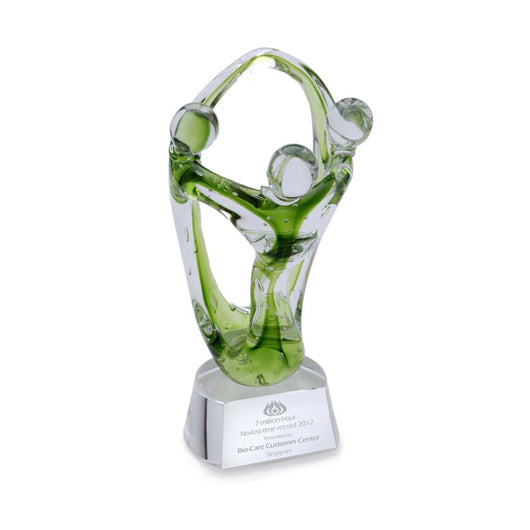 Green Harmony on Crystal Base