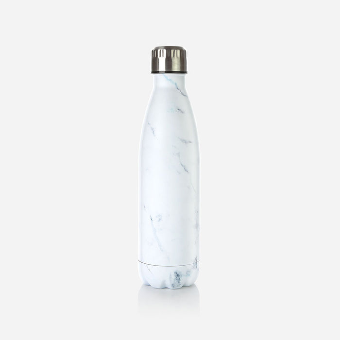 Marble Pin SS Vacuum Flask (White)