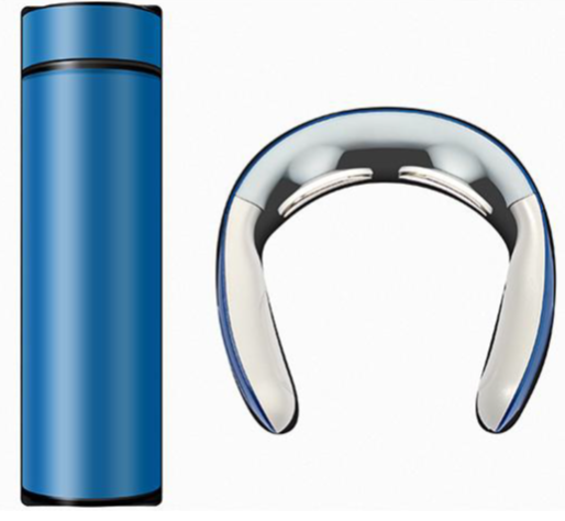 Temperature Display Vacuum Cup + Neck Massage