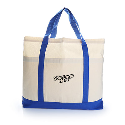 Voltrax Two - Tone Cotton Blue Tote Bag