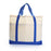 Voltrax Two - Tone Cotton Blue Tote Bag