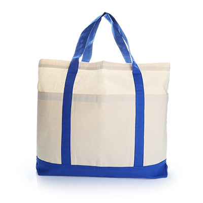 Voltrax Two - Tone Cotton Blue Tote Bag