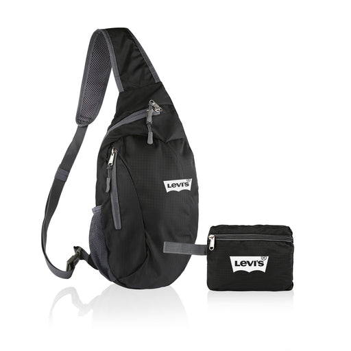 Venn Foldable Sling Bag (Black)