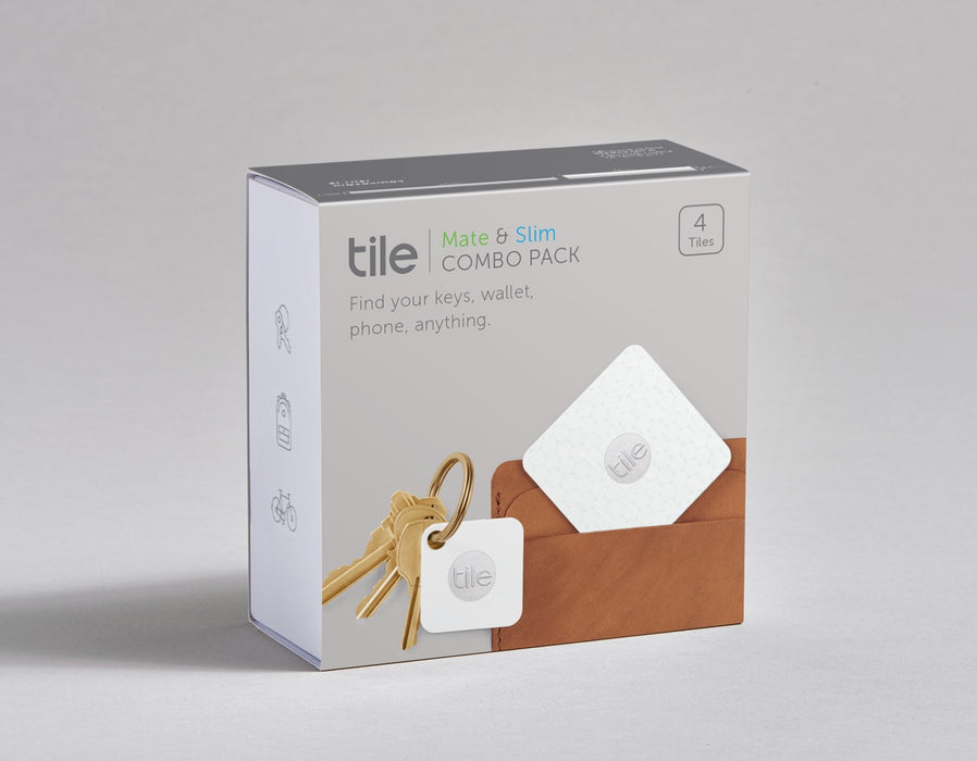 Tile Combo Retail 4 Pack (2 Mate + 2 Slim)