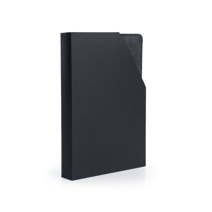 Luslax A5 Notebook With Pockets (Black)