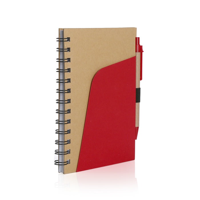 Eco-Friendly Notebook  Pen and Pocket