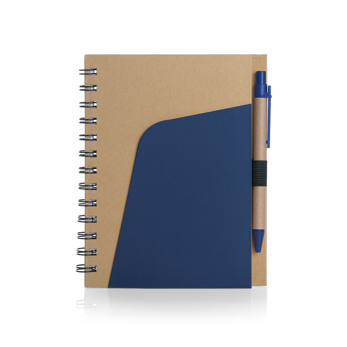 Eco-Friendly Notebook  Pen and Pocket