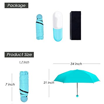 Mini Capsule Pocket Umbrella