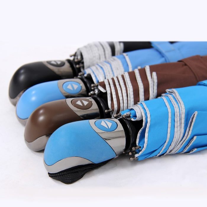 UV Coated Full Windproof Foldable Umbrella
