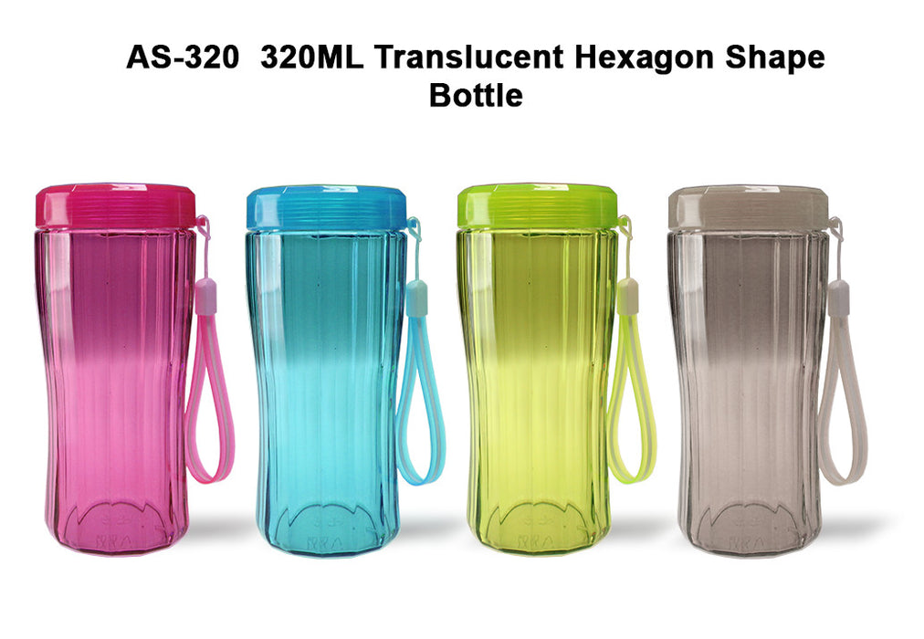 Translucent Hexagon Shape Bottle