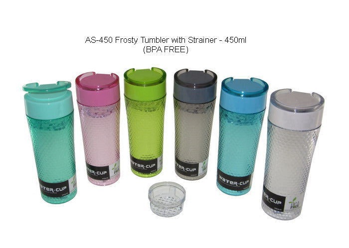 Frosty Tumbler with Strainer