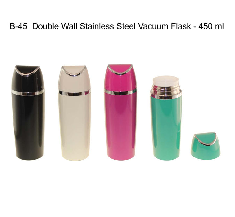 Double wall stainless steel vacuum flask