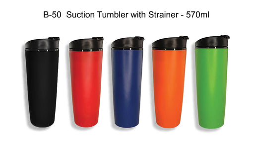 Suction Tumbler with Strainer
