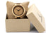 Bamboo Watch Quartz Real Leather Strap