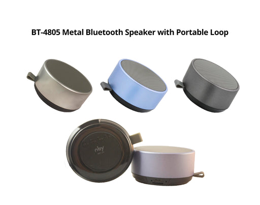 Metal Bluetooth Speaker with Portable Loop