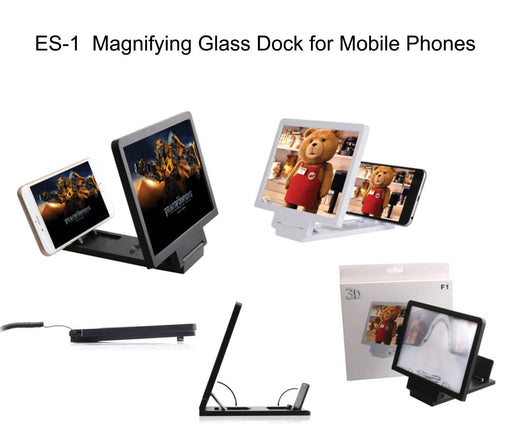 Magnifying Glass Dock for Mobile Phones