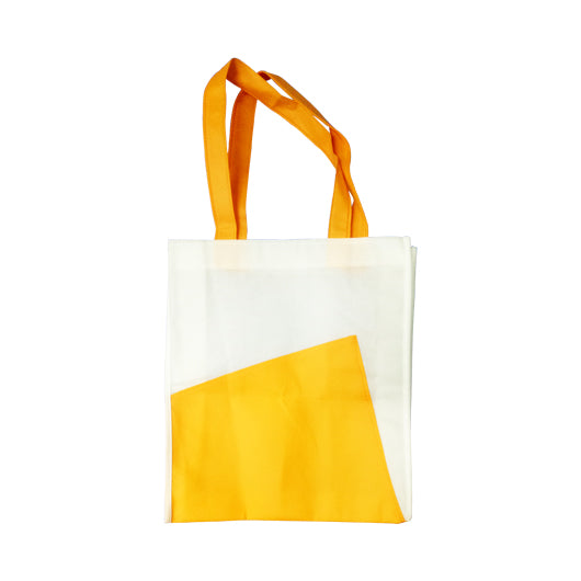 White A4 2-Tone Non-Woven Bag