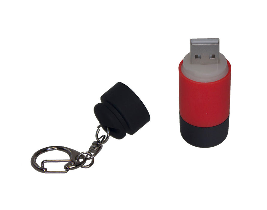 USB Rechargeable LED Torchlight Keychain