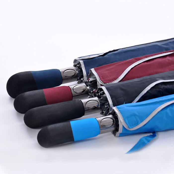 Two Fold, Windproof, Foldable Golf Umbrella 3