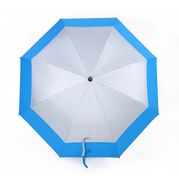 Popular Double Tiered. Auto Open, UV Coated, Windproof Golf Umbrella