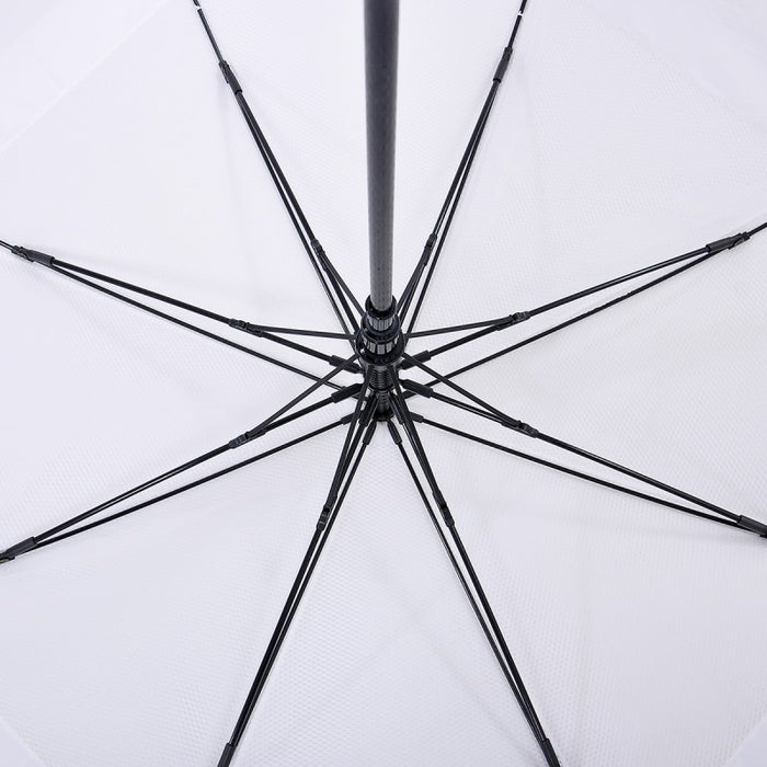 Double Tiered. Auto Open, Solid Color, Windproof Golf Umbrella