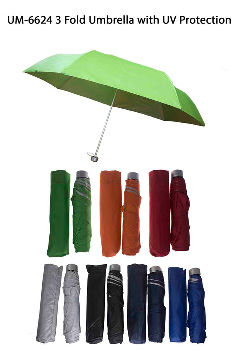 Three Fold Umbrella with UV Protection