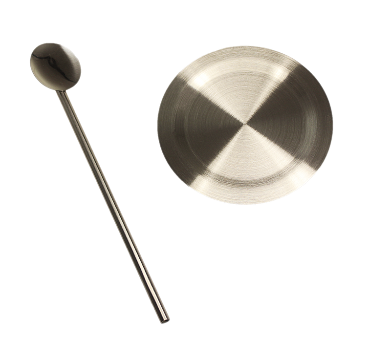 Glass with Stainless Steel Holder & Stirrer cum Straw