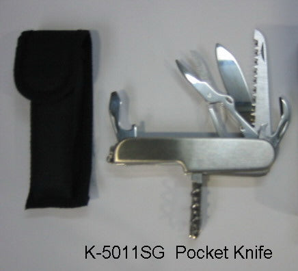 Pocketknife with Nylon Pouch