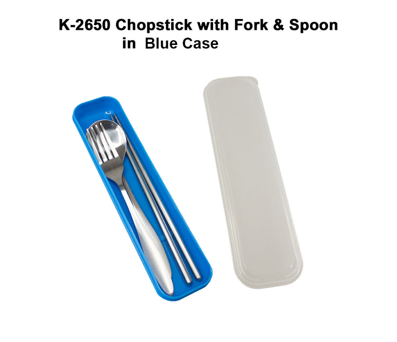Wheat Chopstick with Fork & Spoon