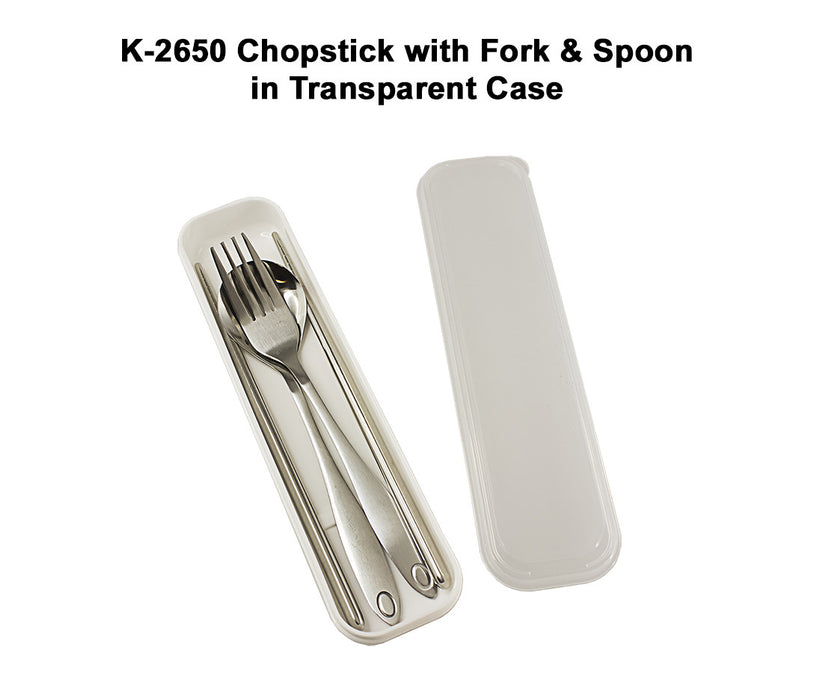 Wheat Chopstick with Fork & Spoon